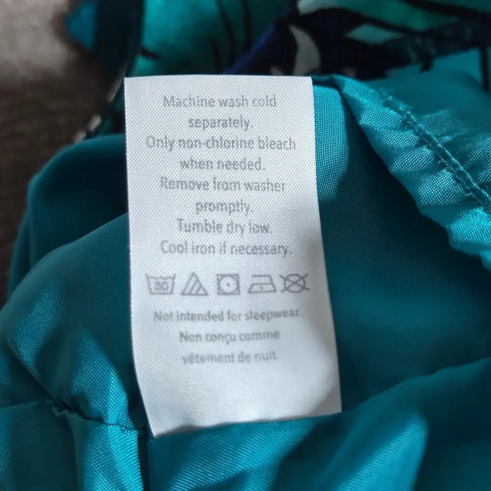 Gymboree Dress Toddler Girls‎ 2T Dressed Up Teal Blue Floral Fancy Photos Party